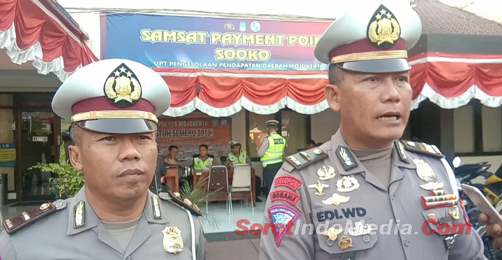 Satlantas Polres Mojokerto  Gelar Operasi Patuh Semeru 2019 Menjaring 100 Pelanggar Tilang