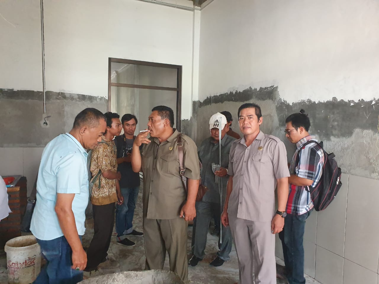 Komisi C DPRD Kabupaten Jombang Sidak Rehabilitasi Berat Gedung Puskesmas Mojowarno