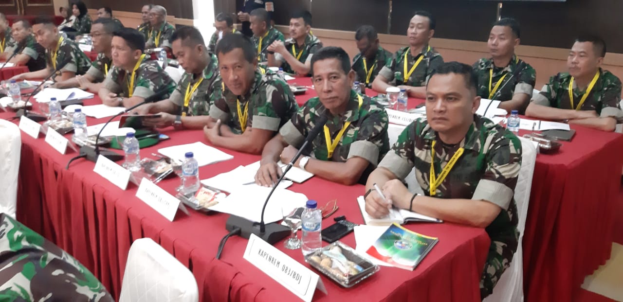 Kapenrem 082/CPYJ Mayor Caj Supranoto ikuti Rakornispen TNI