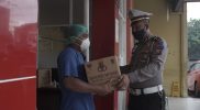 Polres Mojokerto kirim APD (Alat Pelindung Diri)  Ke Rumah Sakit dr. Soekandar Mojosari