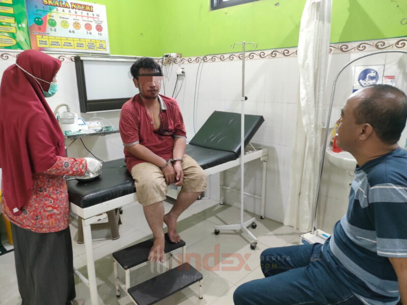 Foto Pelaku Begal Payudara Diamankan Polsek Sooko